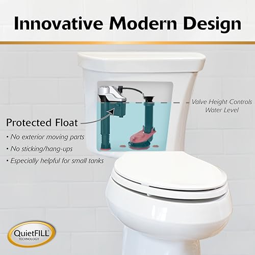 Korky Platinum Toilet Fill Valve and Standard 2" Flapper | Home Repair - Image 7
