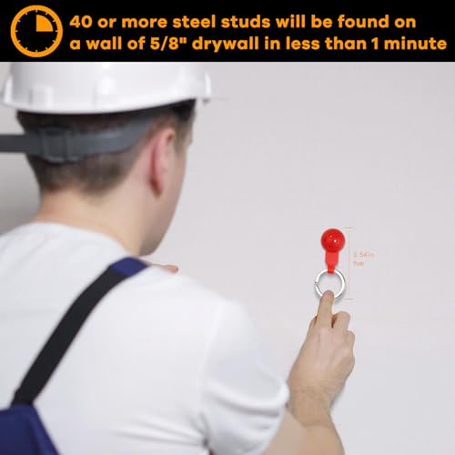 Studball with Key Ring, Magnetic Stud Finder Portable - Image 7