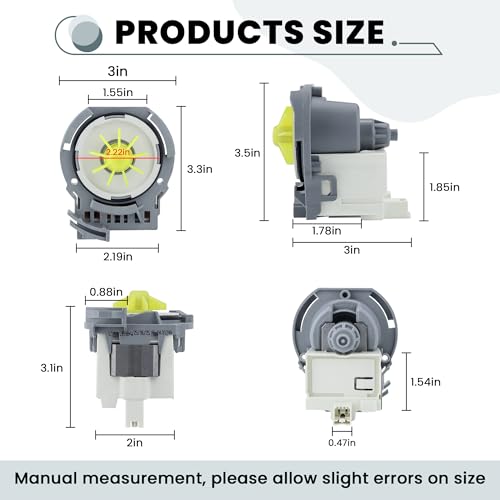 W10348269 W10084573 Dishwasher Drain Pump Compatible - Image 3