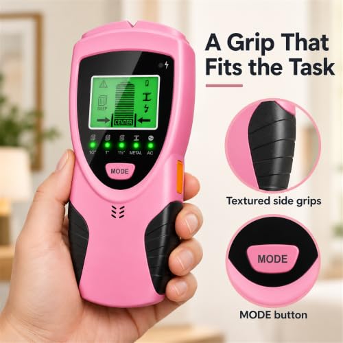 5-in-1 Wall Scanner Wood Current Detector Edge Center | Home Repair - Image 4