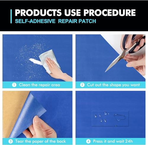 Boat Cover Repair Kit,600D Super Stick Self-Adhesive Boat - Image 6