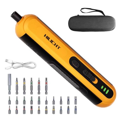 4V Cordless Electric Screwdriver Set, 26 S2 Bits, USB-C, LED - Image 2