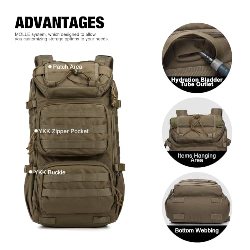 Mardingtop Tactical Backpacks Molle Hiking daypacks - Image 5