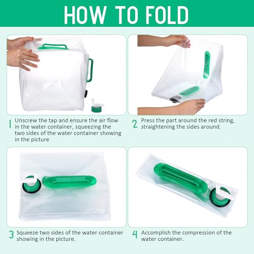 Reallnaive 3 Pcs 5.3 Gallon Collapsible Water Container - Image 5