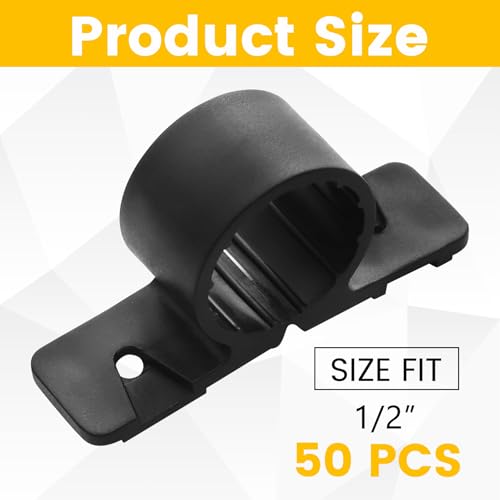 50 Pack 1/2 Inch Pipe Clamps Pex Clamp Heavy-Duty Bulk | Hand Tools - Image 3