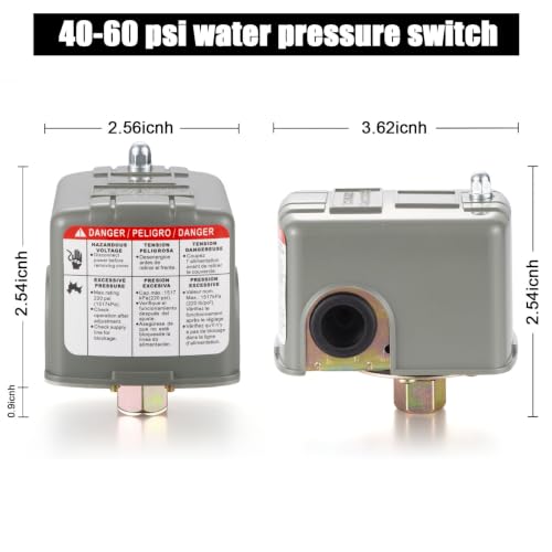 Water Pressure Switch 40-60psi for Well Pump - Image 4