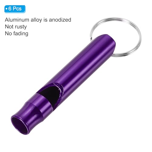 PATIKIL Emergency Whistle, Loud Sound Aluminum Keychain Whistle - Image 4