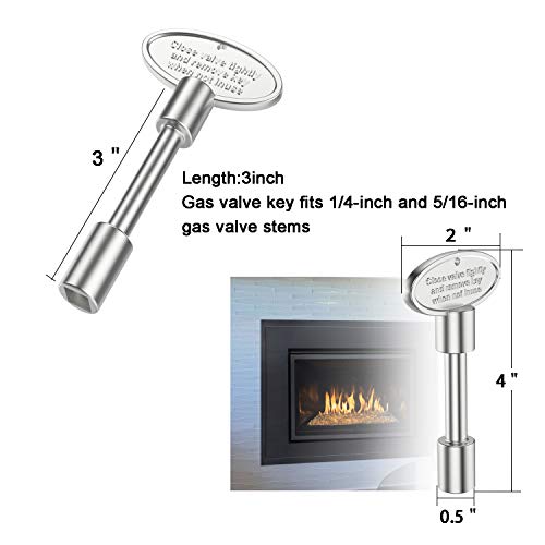 onlyfire Universal 3 Inch Gas Valve Key for Gas Fire Pit - Image 5