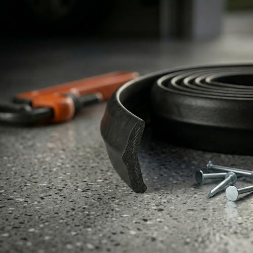 VelTherm 9FT Garage Door Bottom Seal, Black Garage Door | Home Repair - Image 3