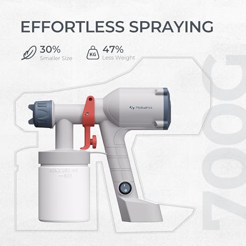 Tilswall Paint Sprayer Dreamer400 Ultra-Light Spray Gun | Home Repair - Image 4