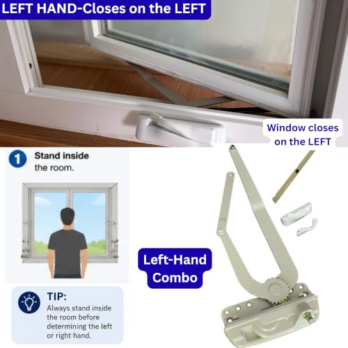 Dual Arm Casement Window Crank Operator Replacement Kit – - Image 5