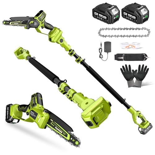 Electric Pole Saws for Tree Trimming, 8 Inch & 6 Inch Mini - Image 2