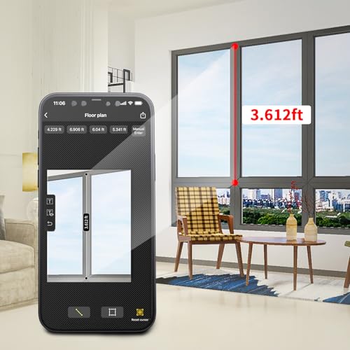 S9 229ft/70m Laser Measuring Tool with Phone App - Image 3
