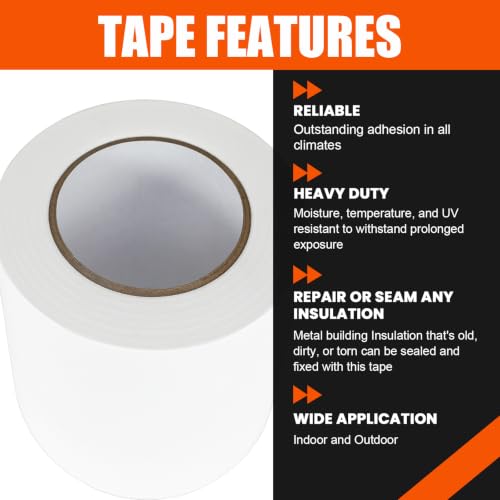 Vapor Barrier Tape, White Moisture Barrier Tape - Image 4