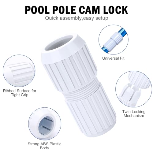 Pool Telescoping Pole Cam Lock Replacement 2pc, EZ Lock Cam - Image 4