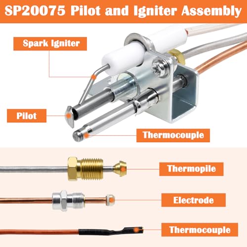 SP20075 Natural Gas Pilot and Igniter Assembly Kit for Rheem - Image 3