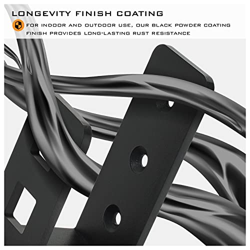 Door Barricade Brackets Open Bar Holder Heavy Duty Reinforcement - Image 5