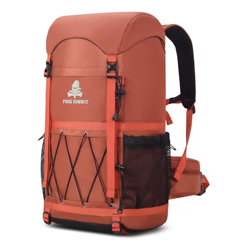 Bseash 40L Waterproof Hiking Backpack with Rain Cover - Image 2