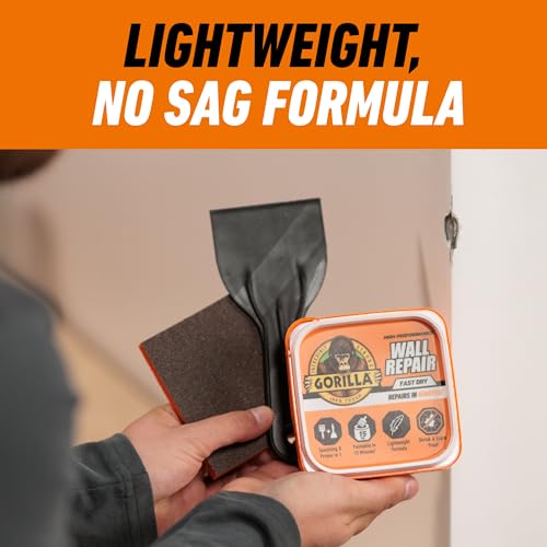 GORILLA Wall Repair Kit, Heavy Duty Spackling - Image 6