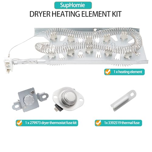 MED6230HW3 MED6230HW1 MED6230HW0 Dryer Heating Element Kit - Image 4