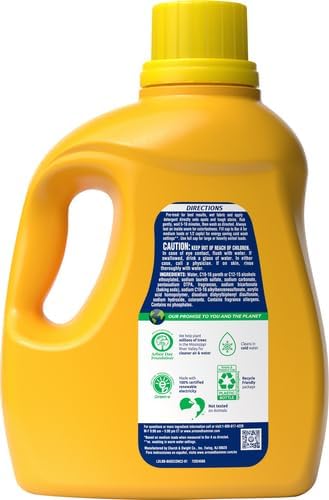 Arm & Hammer Liquid Laundry Detergent, Clean Burst | 105 Loads | 105 fl oz | Pack of 2