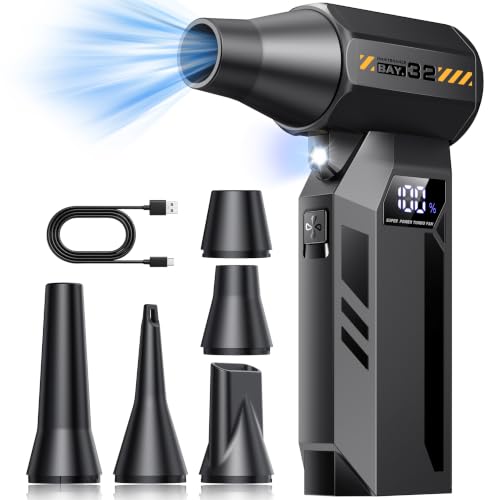 Compressed Air Duster, 150000 RPM Electric Air Duster - Image 2