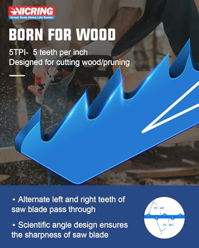 Wood Pruning Reciprocating Saw Blades 9 Inch Sawzall - Image 5