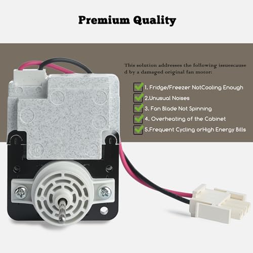 242077705，242077702，FDQC18EL4F Refrigerator Evaporator Fan Motor - Image 8