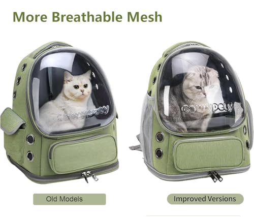 Cat Backpack Carrier, Breathable Cat Carrier Large Space - Image 4