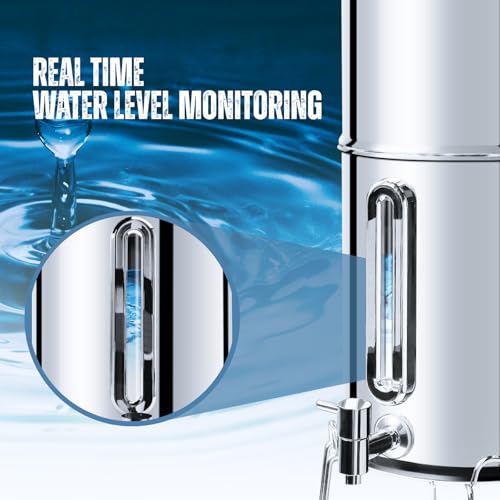 SINCHO 2.25G Gravity Water Filter System with Level Window – - Image 6