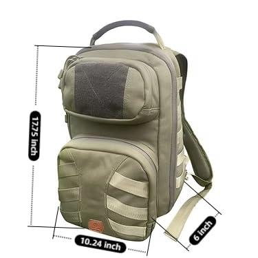 ROARING FIRE Brushfire Tactical Backpack, MOLLE Rucksack - Image 4