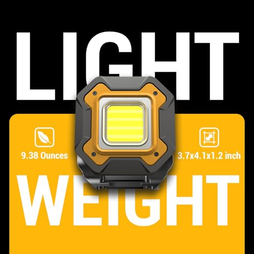 Rechargeable LED Work Light, 6000mAh 16 Hours Long-Lasting - Image 7