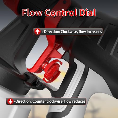 NANWEI Corded Paint Sprayer, 650W Spray Gun with 1200ML Container - Image 4