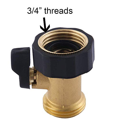 Heavy Duty Brass Shut Off Valve Garden Hose Shut Off Valve Garden - Image 6