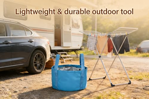 Foldable Washing Basin, Portable Bucket for Camping & Travel - Image 3