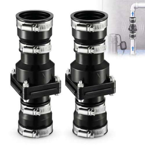 Tellingyou 2 Pack Sump Pump Check Valve Fits 1-1/2 Inch or 1-1/4 - Image 2