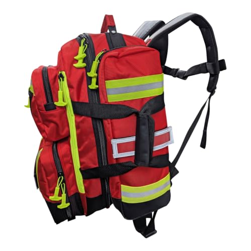 Kemp USA Premium Ultimate EMS Backpack Red Emergency - Image 3