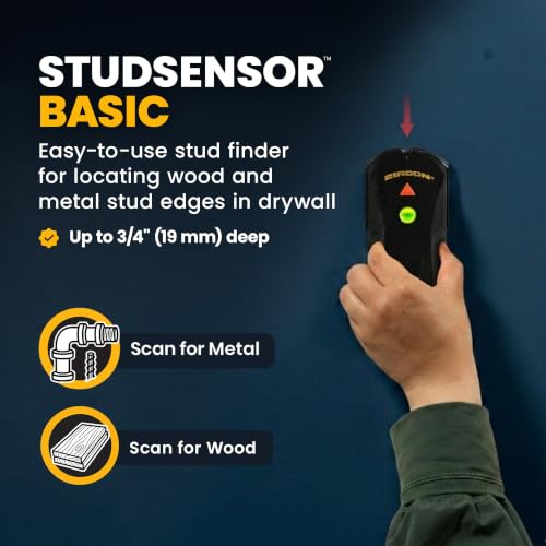 Zircon® StudSensor™ Basic Stud Finder for Wood and Metal Studs - Image 3