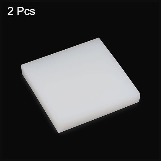 HARFINGTON 2pcs Anti Vibration Pads 4" x 4" x 0.59" Silicone Rubber Vibration Isolation Pads Damping Furniture Pads Mat Block for Washing Machine Dryer Air Conditioner Compressor Treadmill