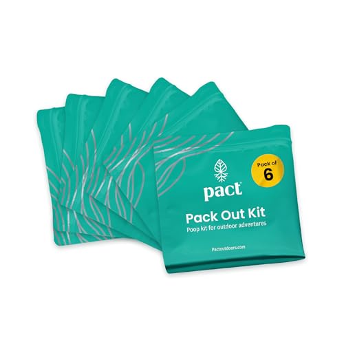 PACT Pack Out Kit | Camping Poop Kit Includes Wet Wipes & - Image 2