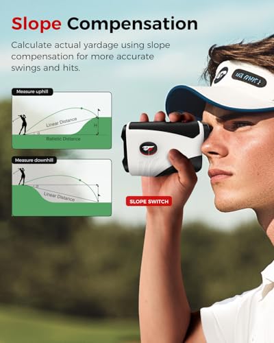 Golf Rangefinder with Slope On/Off - 1200 Yards 7X Magnification - Image 6
