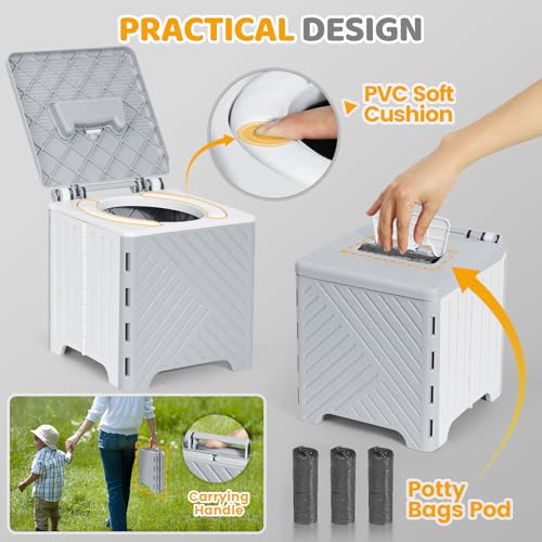 Orzbow Portable Potty Training Chair for Toddler, Travel - Image 6