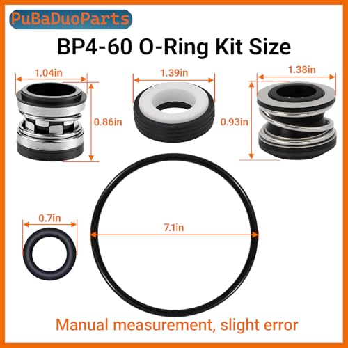 PB4-60 Booster Pump Seal Kit – Complete O-Ring & Shaft | Home Repair - Image 3