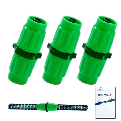 3 Sets Expandable Garden Hose Repair Kit with User Manual - Image 2