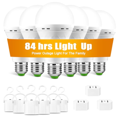 Rechargeable Light Bulbs for Lamp, LED Battery Backup Bulb - Image 2