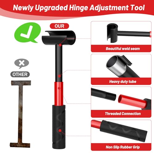 4-in-1 Door Hinge Adjustment Tool, Hinge Gap Adjusting | Hand Tools - Image 4