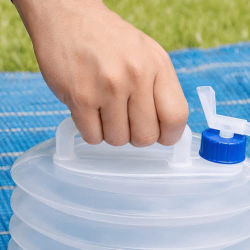 Collapsible Water Container, 5L Transparent PE Camping Canteen - Image 6