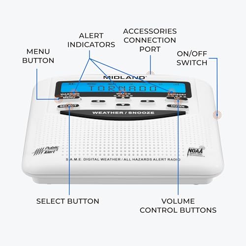 Midland - WR120B - NOAA Emergency Weather Alert Radio - Image 7