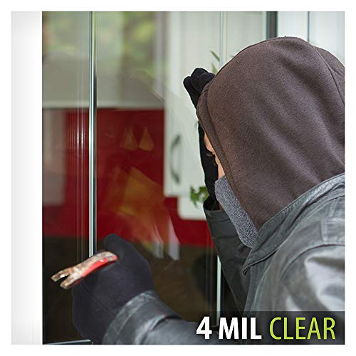 BDF S4MC Window Film Security and Safety 4 Mil Clear - 24in X - Image 6