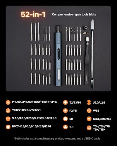xTool Selected 52-in-1 Mini Electric Screwdriver | Hand Tools - Image 5